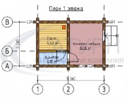 Проект Устье - План 1 этажа